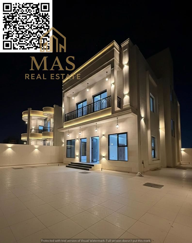 One of the most luxurious villas in Ajman for sale in a very prime location on the main road, including registration and ownership fees | Bank financi