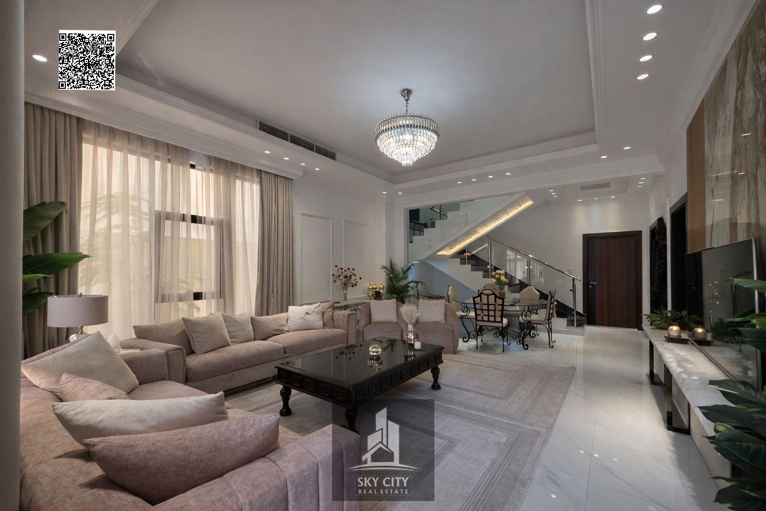 Fully Furnished Luxury Villa for Sale – Freehold – Prime Location Near Sheikh Mohammed Bin Zayed Road