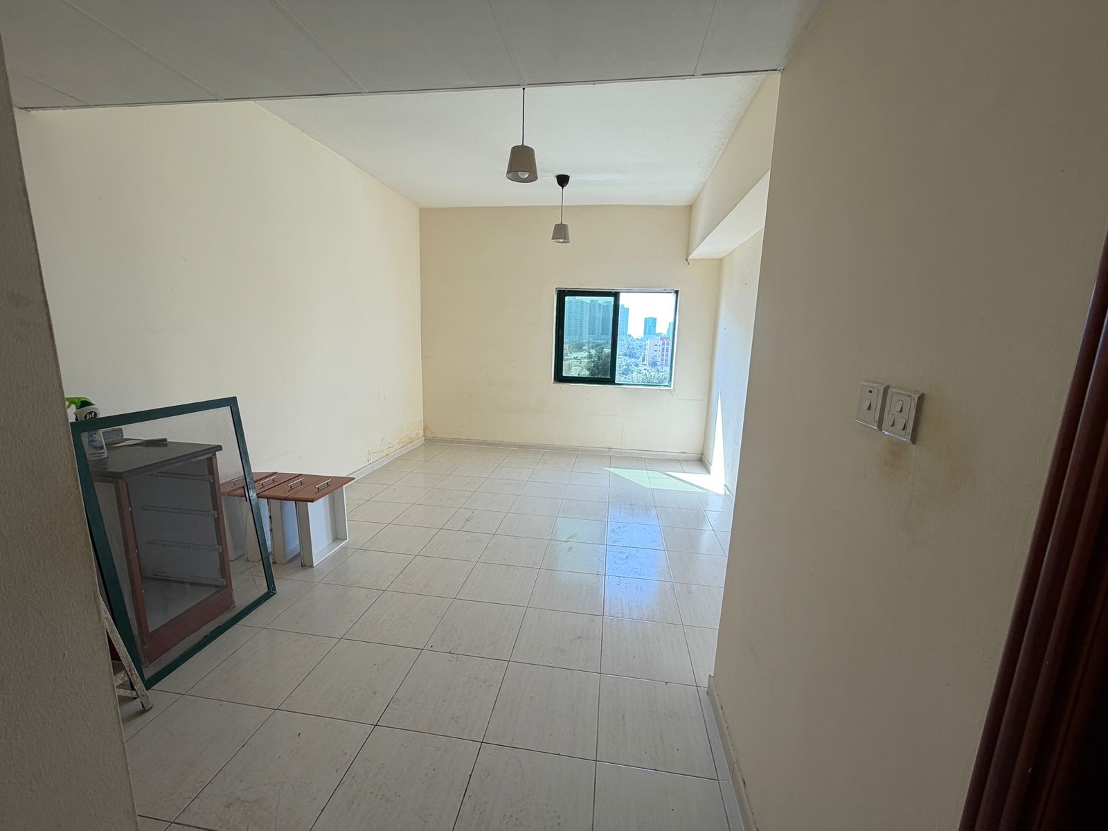 Studio apartment in Al Rashidiya, Ajman, with a very large area and excellent finishing.