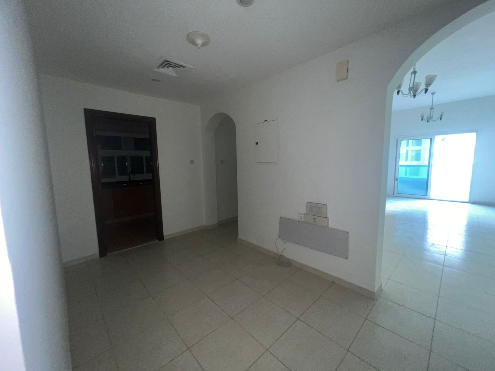 Two-bedroom apartment in Al Majaz 3 for annual rent at AED 48,000, with balcony, 2 bathrooms, 4 payments, and AED 2,000 deposit deferred for one month