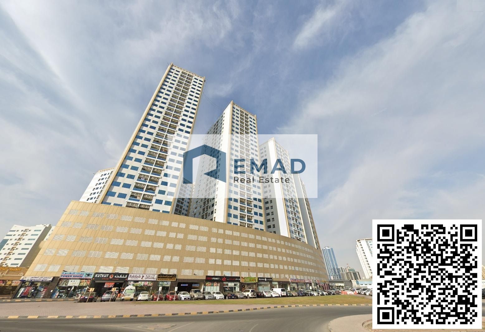 1 Bed Hall | Covered Parking | Hot Price | Ajman Pearl Towers