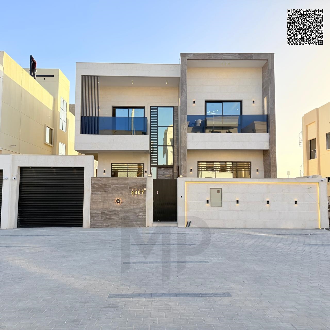 Luxury villa at an attractive price in Al Zahia – Ajman, VIP super deluxe finishing and easy bank financing, just two minutes from Sheikh Mohammed Bin