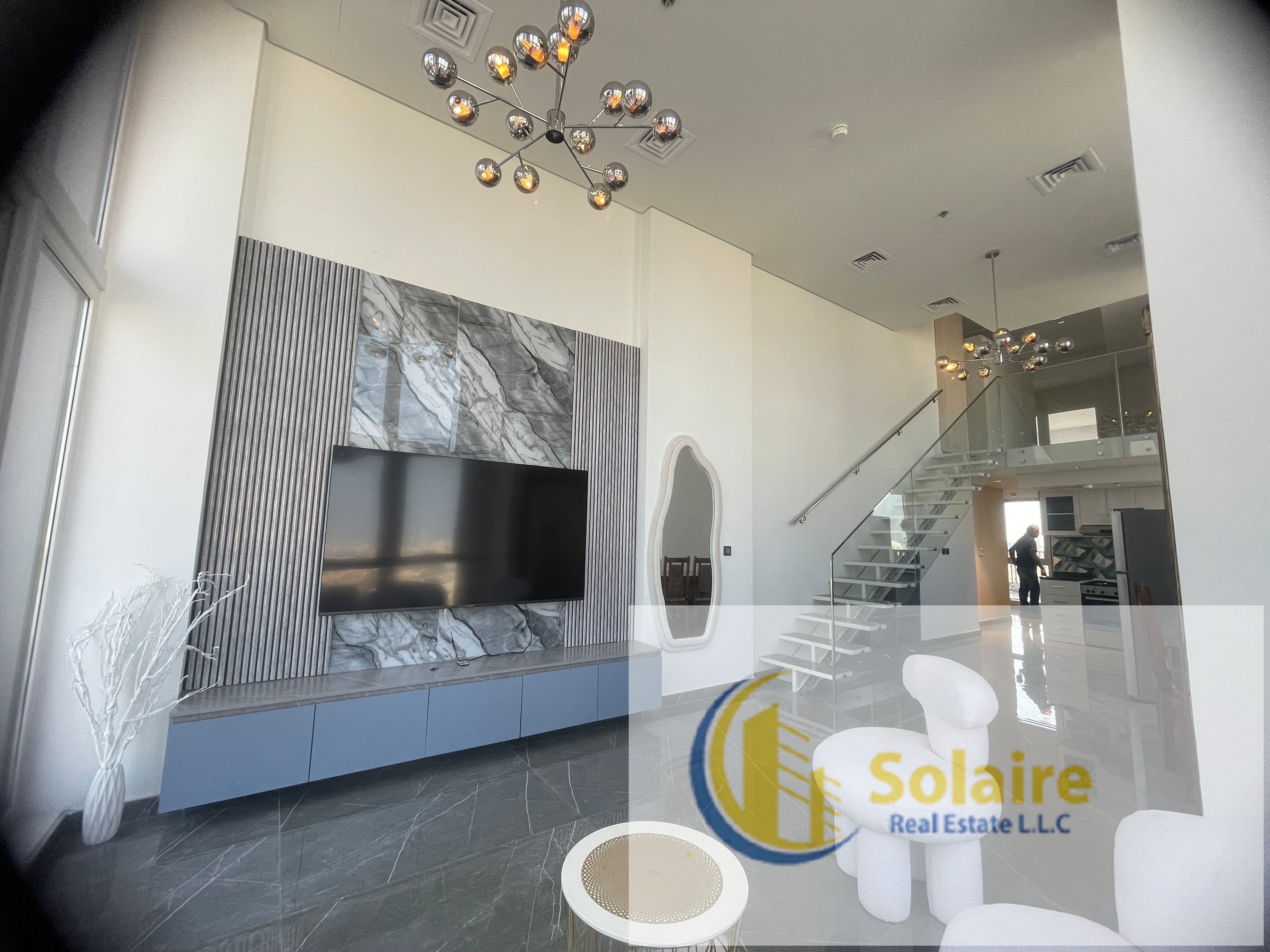 Loft type apartment with big terrace in JGC Satwa