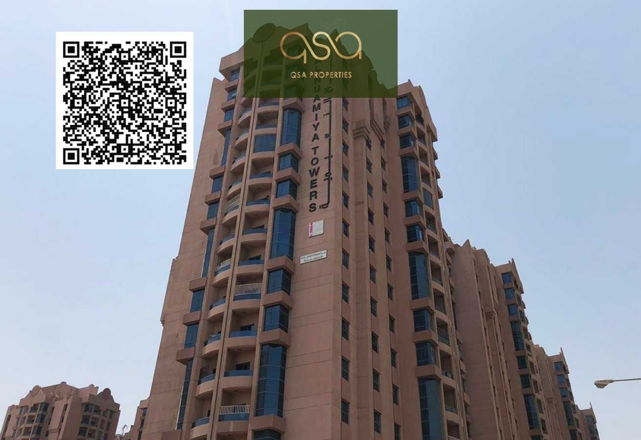 Clean And Empty Three Bedroom Apartment Available For Rent In Al Nuaimiya Tower, Ajman.