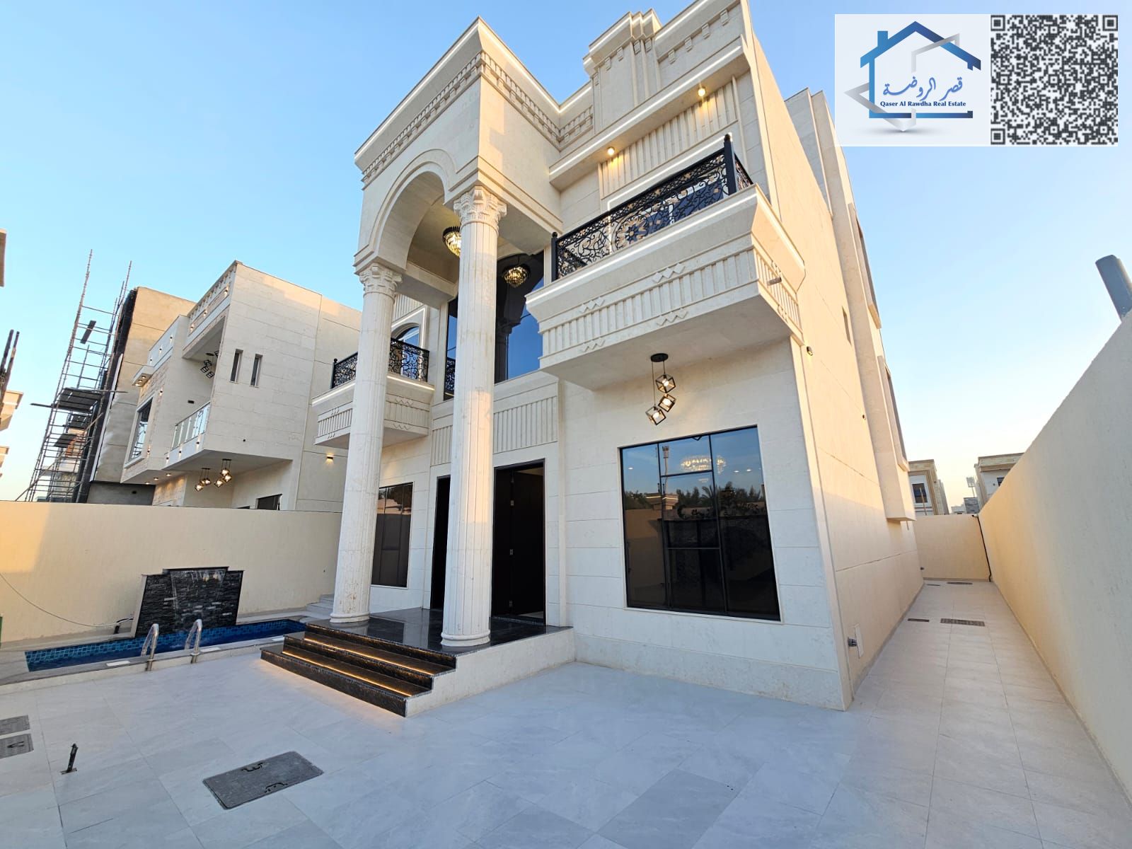 For Sale: A luxurious, fully furnished, classic villa with a stunning design, ready to move in. Registration fees included. Freehold ownership.