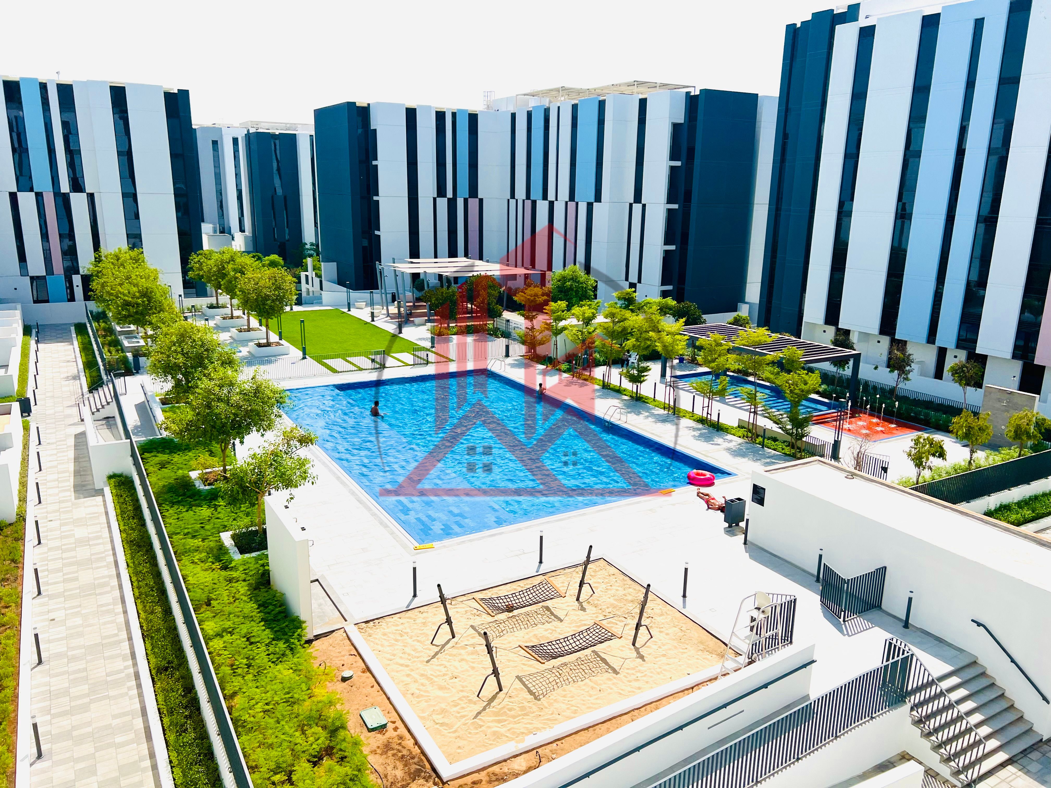 Pool View 1BHK With 2 Washrooms For rent