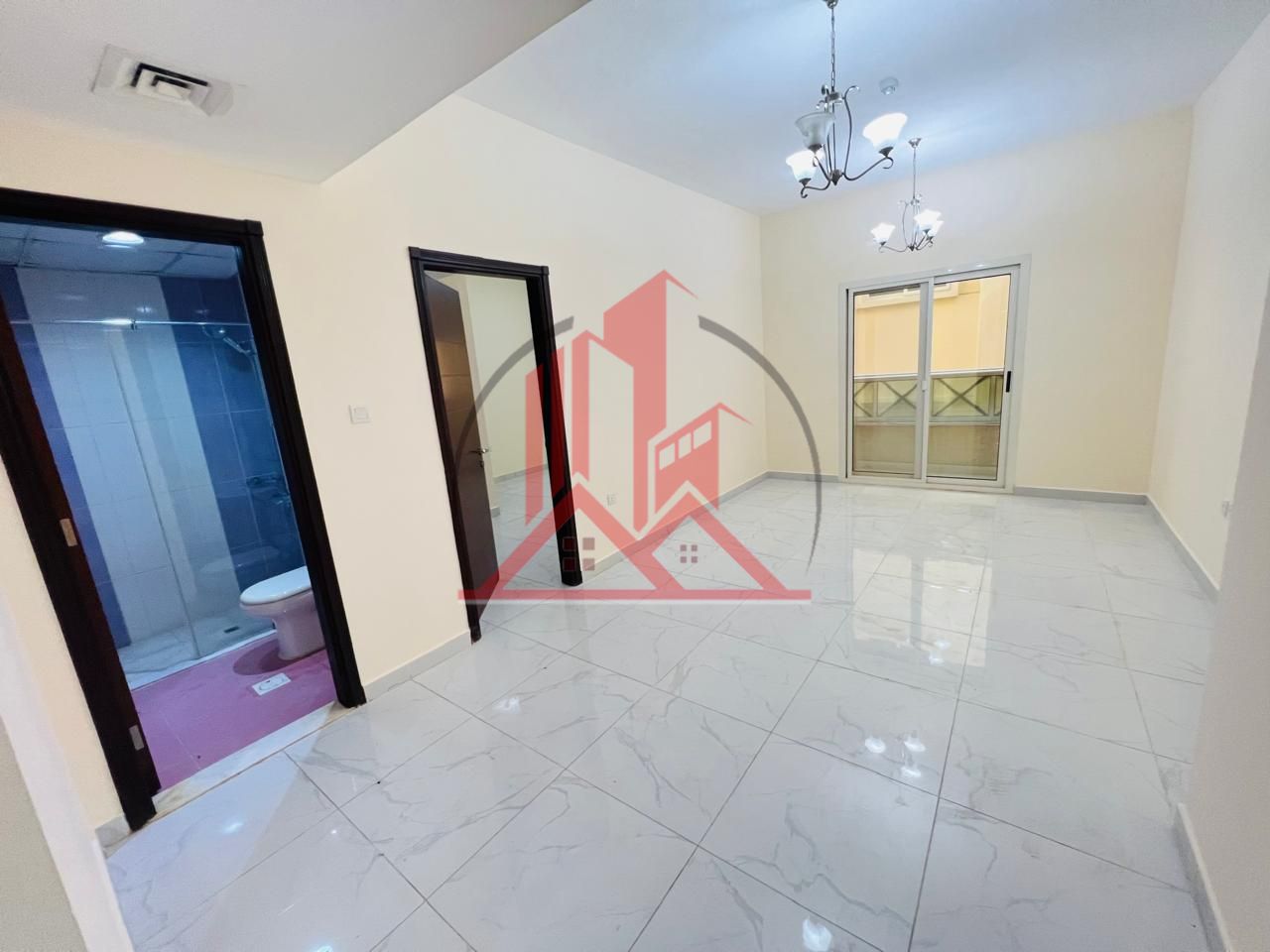 Lavish |1bhk | near to park and mosque |Also 12 Cheques Payment |With parking , balcony ,Wardrobes Prime | Location Attractive Entrance |