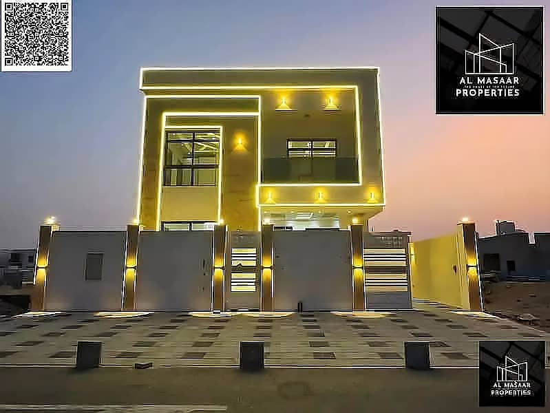 Luxury villa with 6 master bedrooms, all-inclusive including registration fees, ownership fees, electricity and water connections, and air conditionin