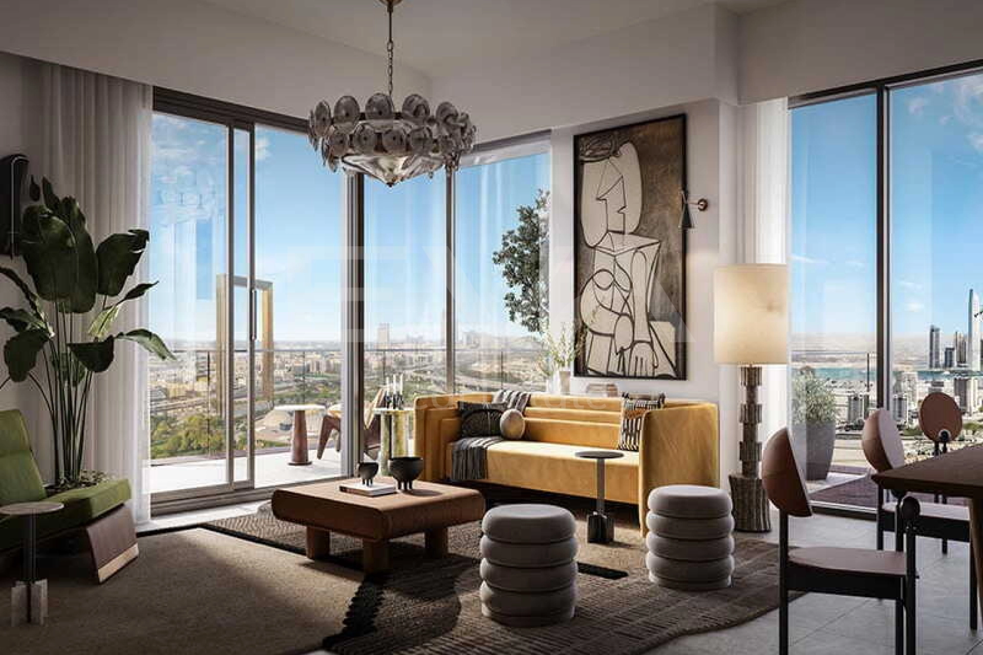 Corner Unit | Downtown and Creek View | Mid Floor