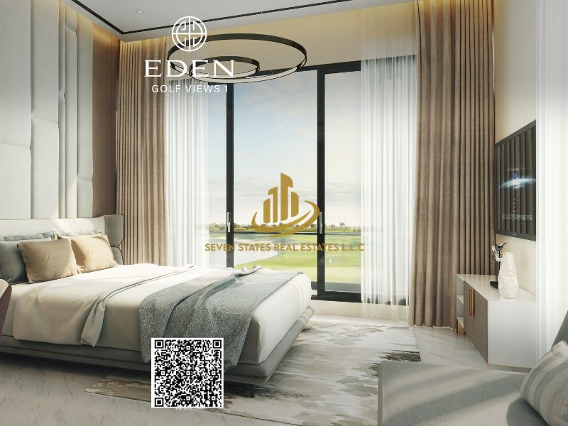 Luxury studio in Eden Golf View 1, Al Zorah, with partial golf views, flexible payment plan, and a refined investment opportunity