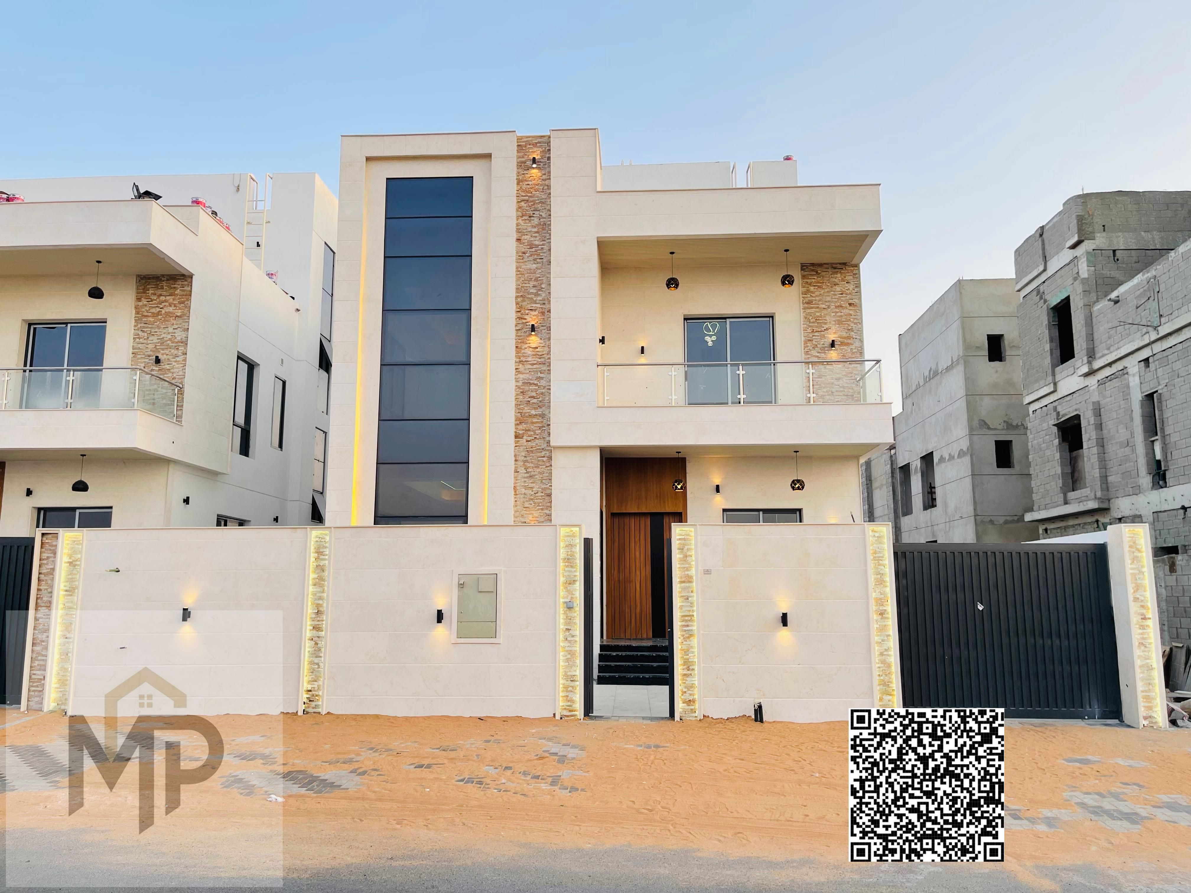 Villa in Al Bahia, freehold, available to all nationalities, price includes registration fees, two floors with a roof