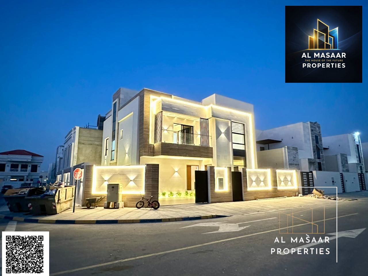 Super Deluxe Freehold Villa for All Nationalities, Includes Registration and Title Fees. Excellent Location Close to All Services, with an Indoor Roof