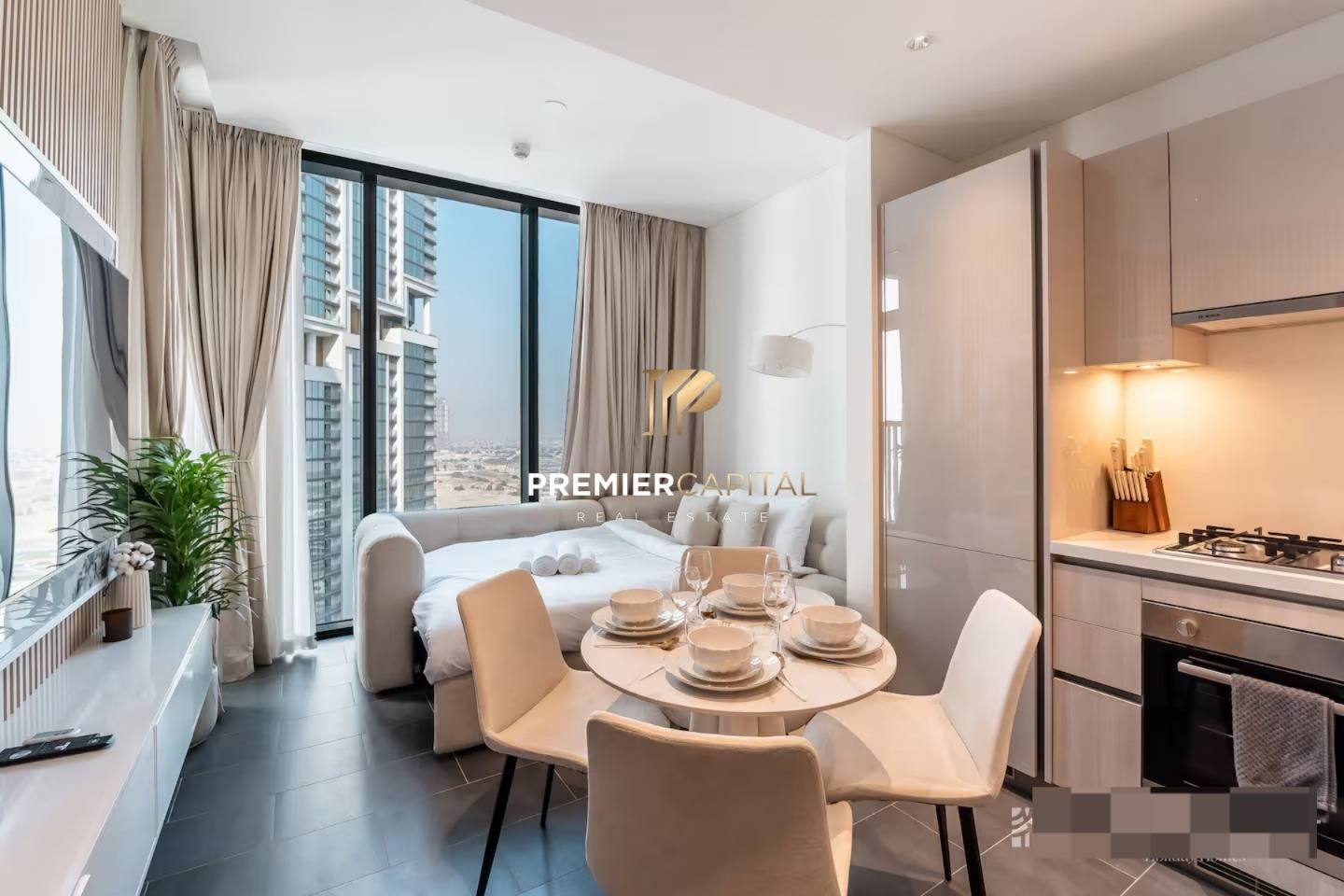 1BR Fully Furnished | Pool View | High Floor | Luxury Interior