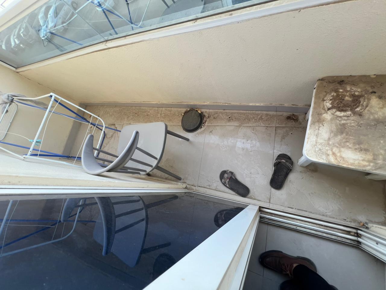 One-bedroom apartment for annual rent in Ajman - Al Hamidiya Prime location near the court and Ajman University - University Street Balcony with a go