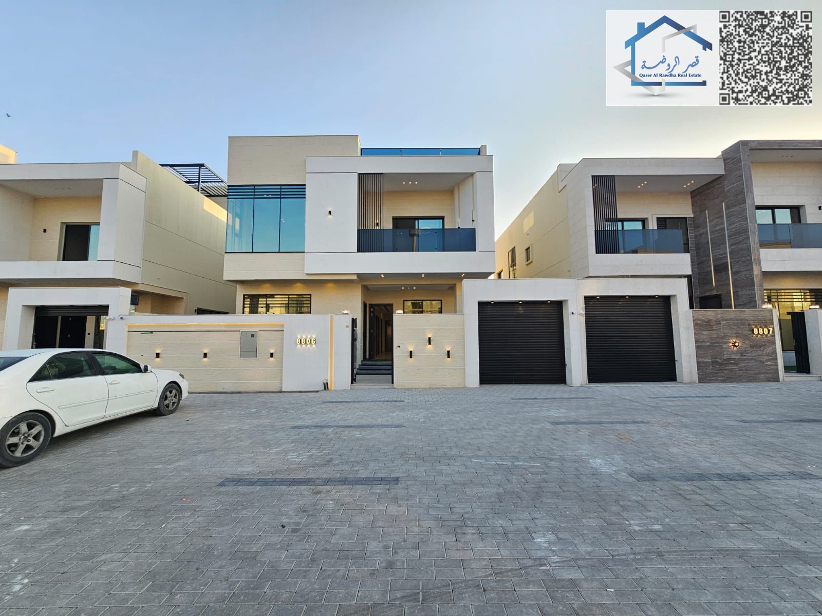 Villa for sale in Al Zahia – 30m front setback | 5 master bedrooms + maid's room | Two floors and a roof | Hotel-style finishes The perfect residentia