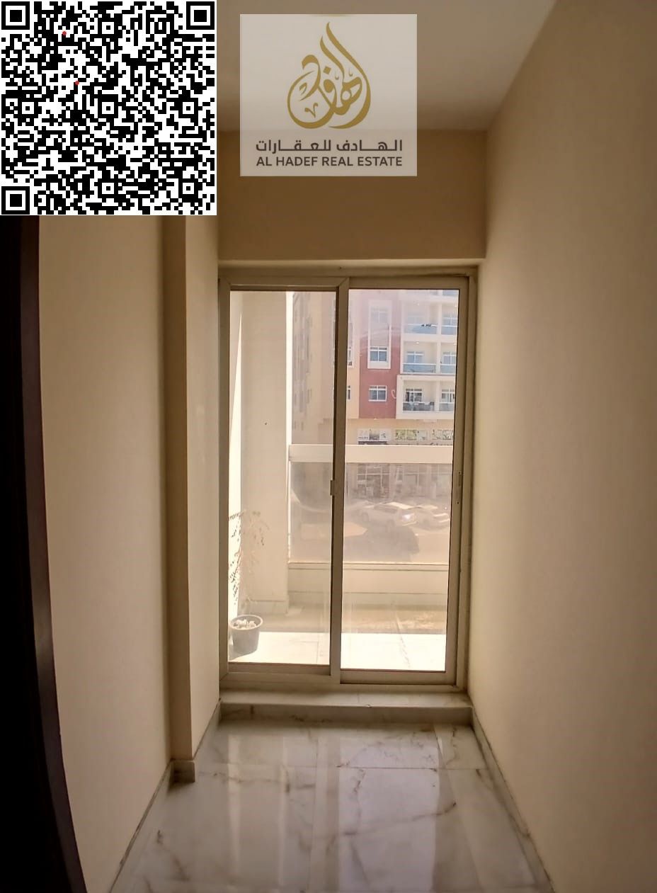 A detached one-bedroom apartment with a living room, two bathrooms, a balcony, and built-in wardrobes. Second occupancy. Very spacious. Located in Al-