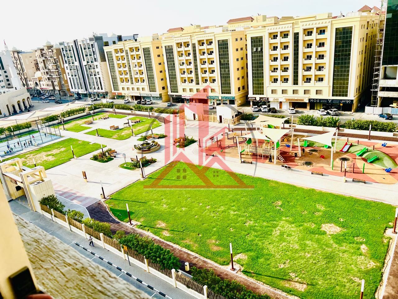 Lavish 3BR Opposite to Park and mosque Open View Free parking Balcony Wardrobes Prime Location Attractive Entrance