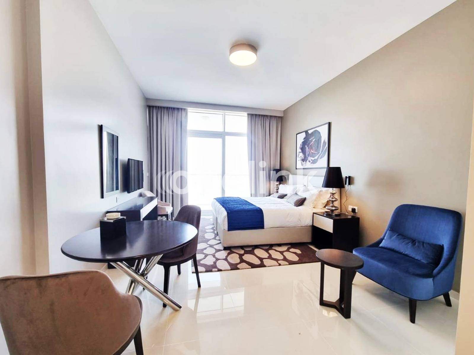Furnished | Spacious Studio | Higher Floor | Golf View