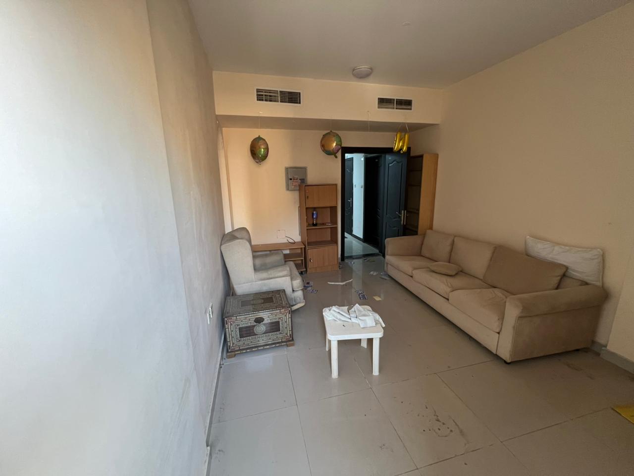 Apartment for annual rent in Ajman, one bedroom and living room, Al Jurf 2 area, near National School Ajman, the court and Ajman University