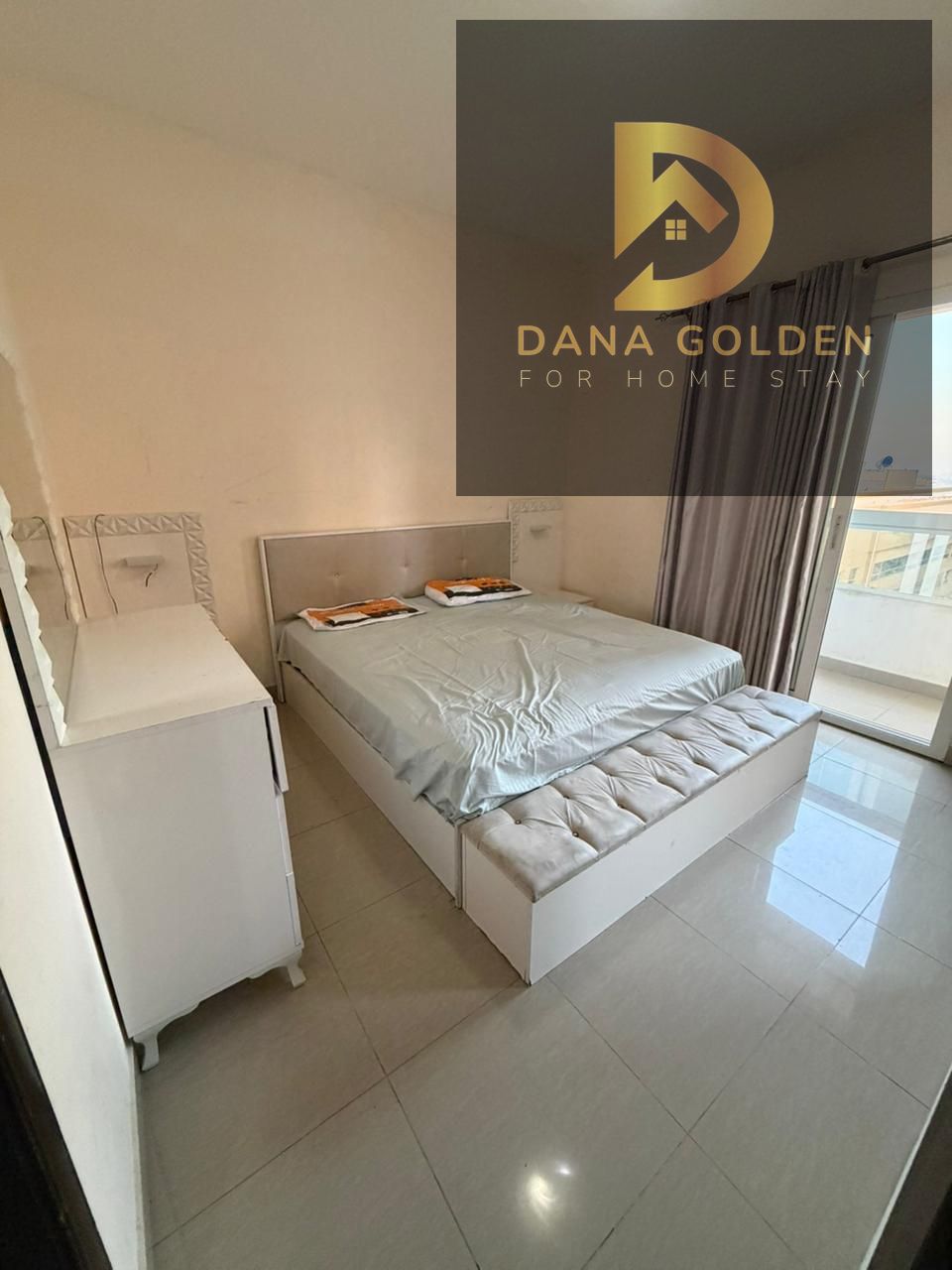For rent two rooms and a hall in Sharjah, Al Taawun Street