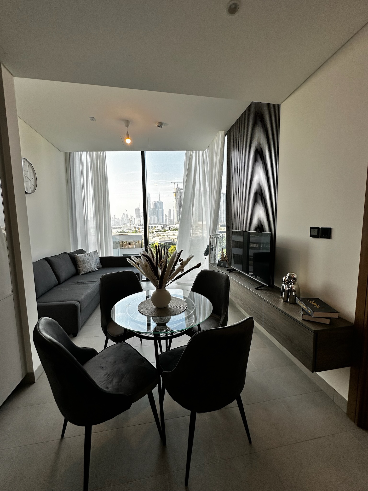 Prime 1BR in Sobha Hartland, Burj Khalifa view