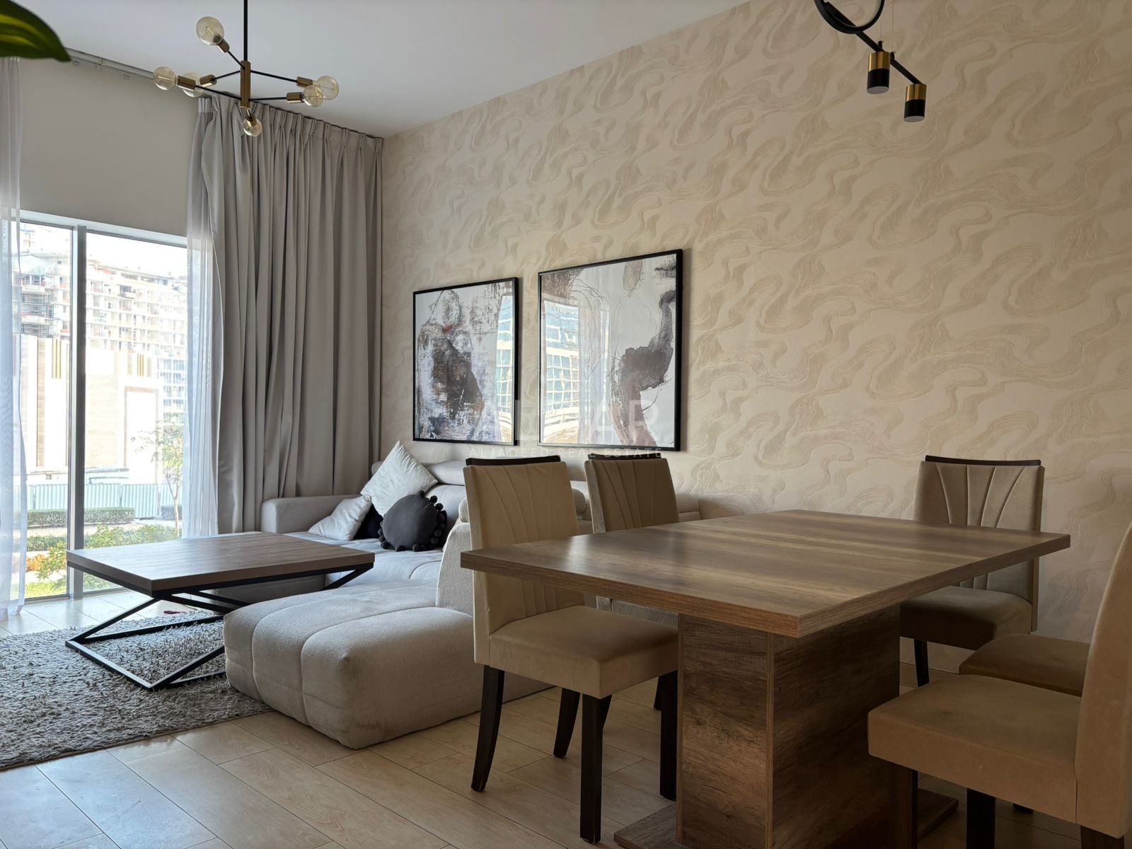 Fully Furnished|Semi Open Kitchen|Community View