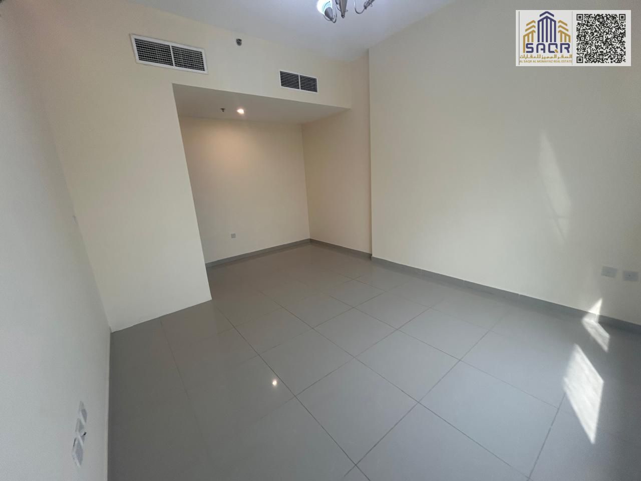 Great opportunity two bedroom apartment with living hall and balcony in a prime Al Jurf 3 location annual rent 40000