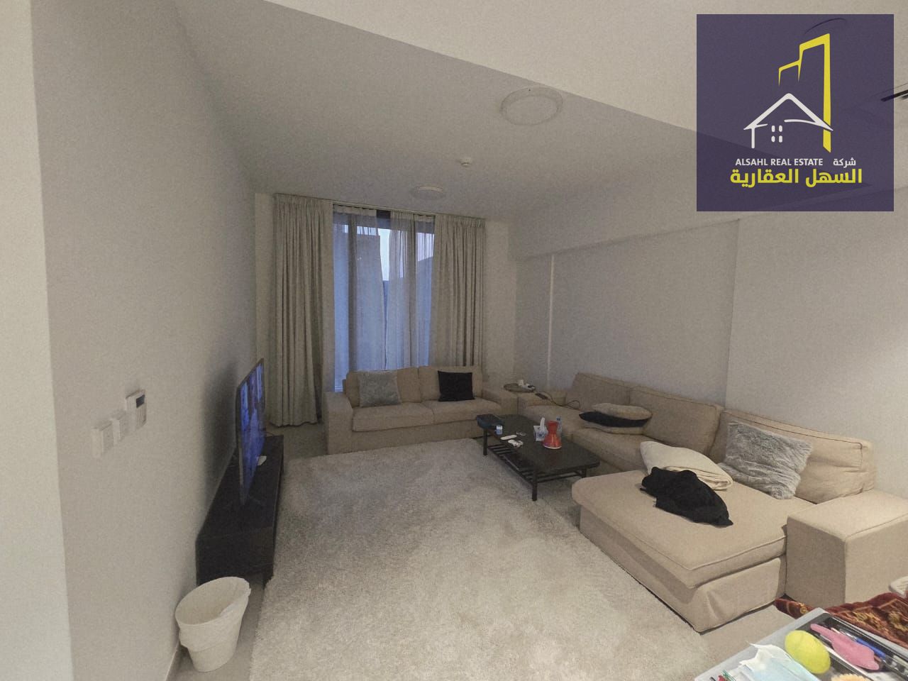 For sale: One bedroom and living room in Al-Jada project, excellent location and view.