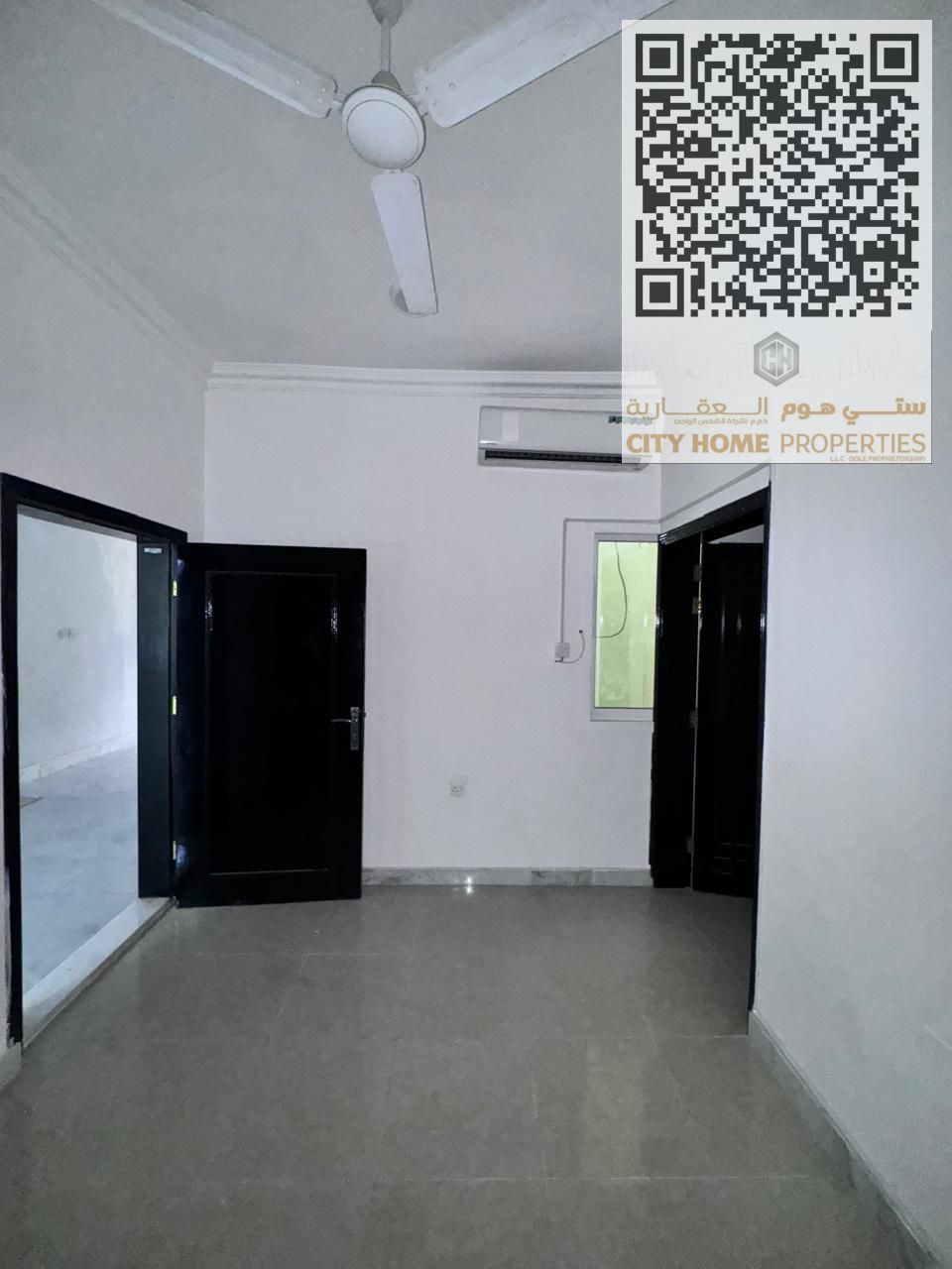 1 Bedroom + Spacious Living Room 2 External Bathrooms Split AC Ground Floor Al Rawda 2 – Prime location close to services and main exi