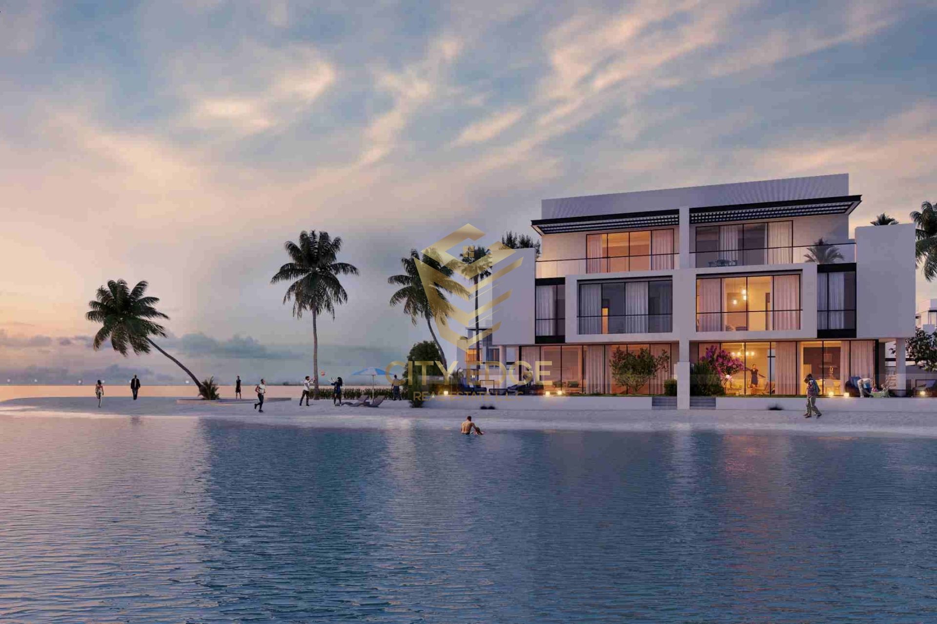 5br Villa-Directly on Sea-Luxury-Freehold-Ready