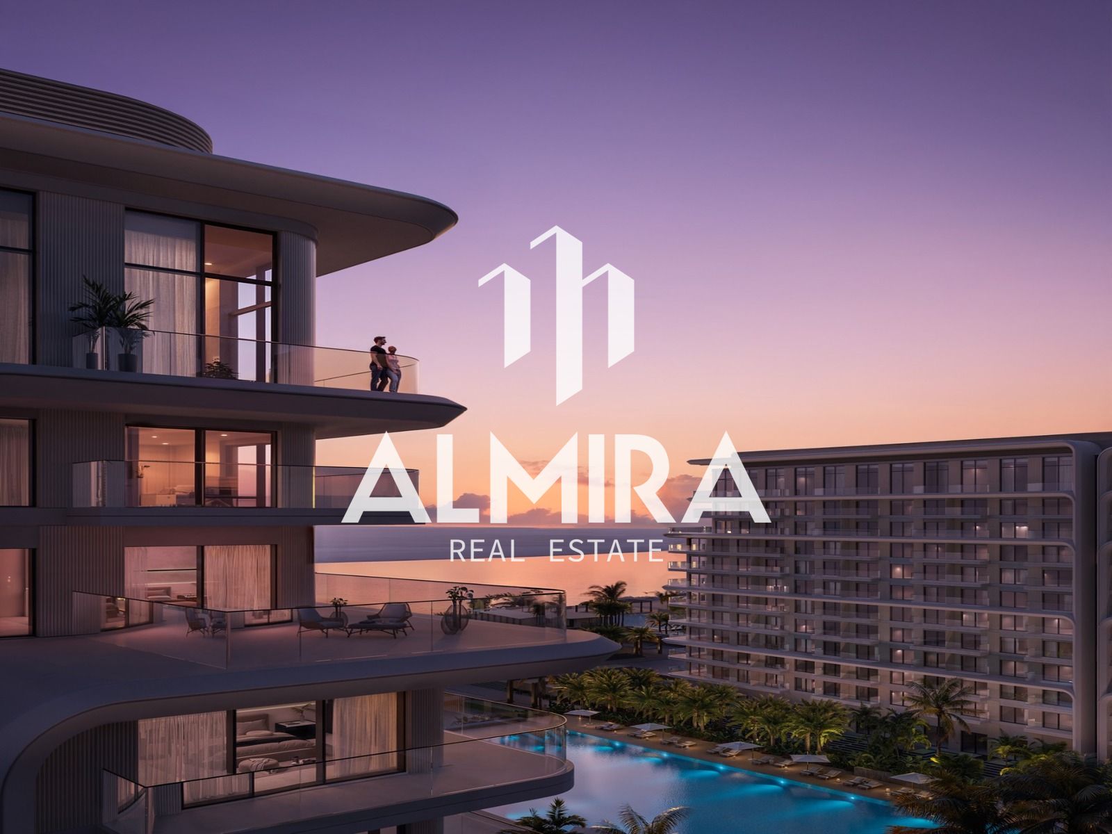 Clara Tower | 2 Balconies | Pool View