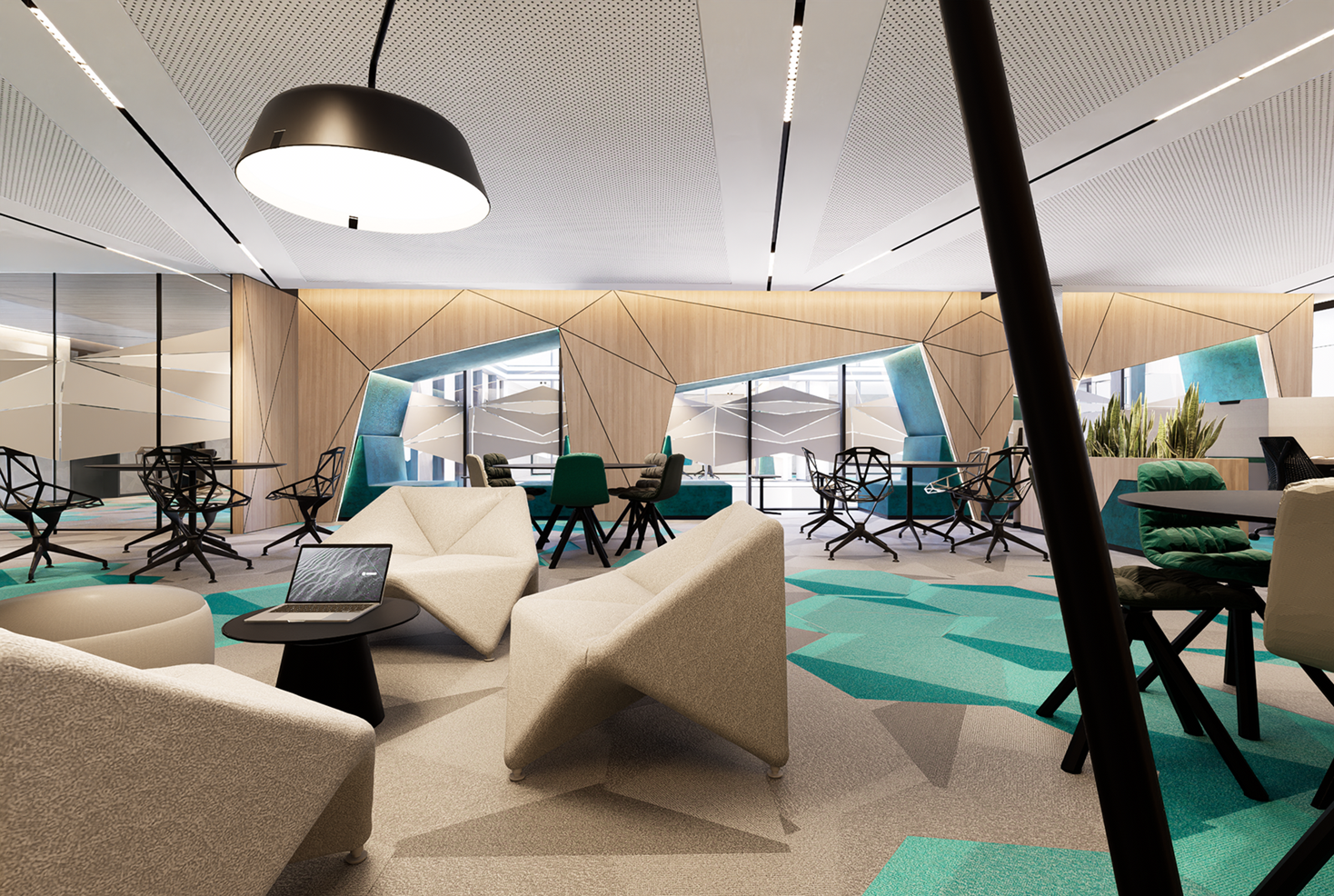 FULLY FURNISHED CO WORKING DESK SPACE FOR RENT