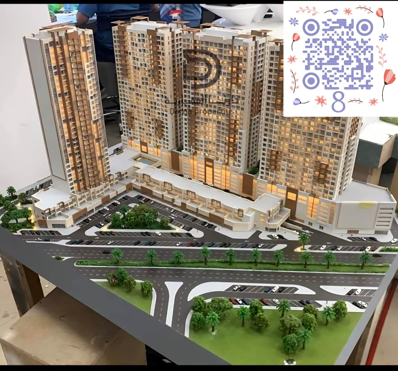 1bhk / partial Sea view/ B2 / freehold / 1% monthly