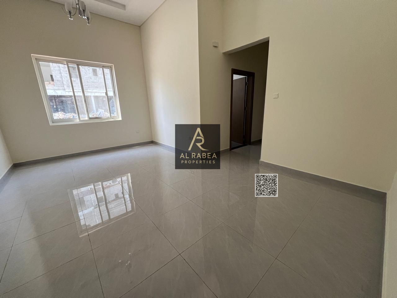 Apartment for rent - Location: Al Rawda 2, opposite Kenz Hypermarket - Ground floor - Details: - One bedroom and living room - Two bathrooms (master