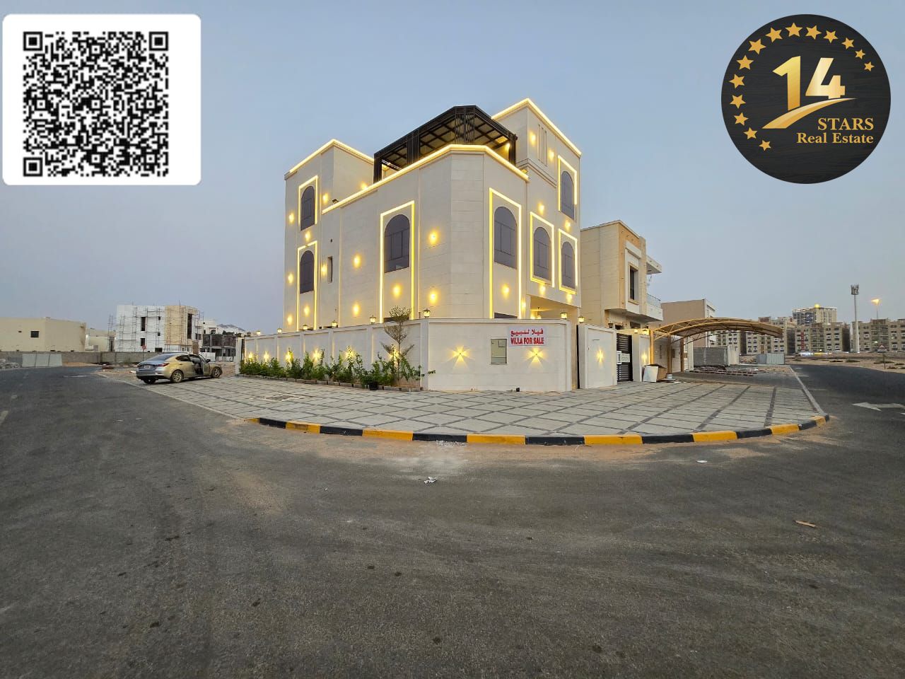 For Sale: Classic Villa, including registration fees. A luxurious two-story villa with a roof terrace in Al Amara.