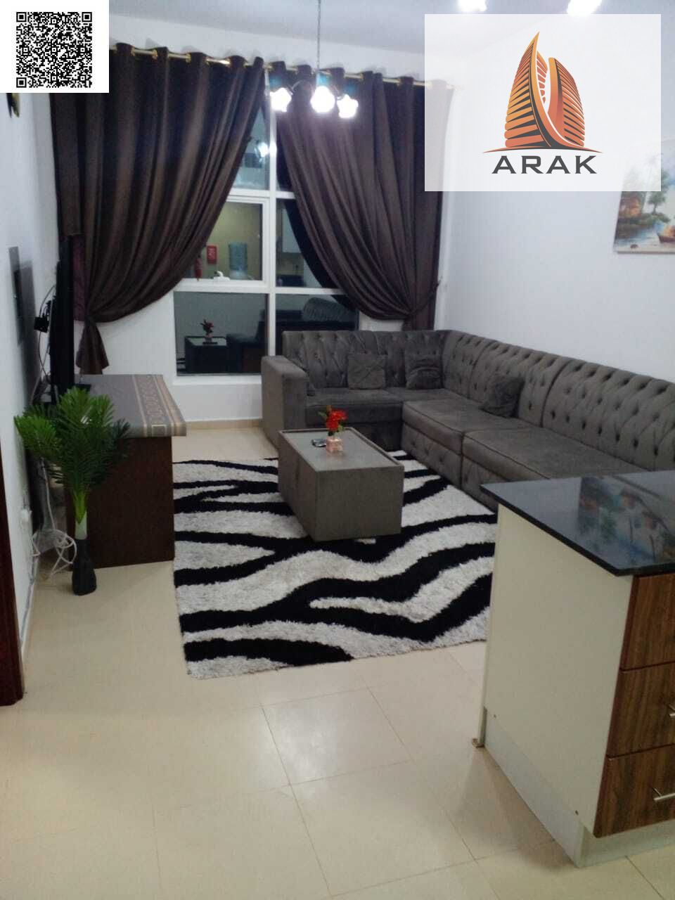 Fully Furnished Apartment for Rent in City Tower in Ajman