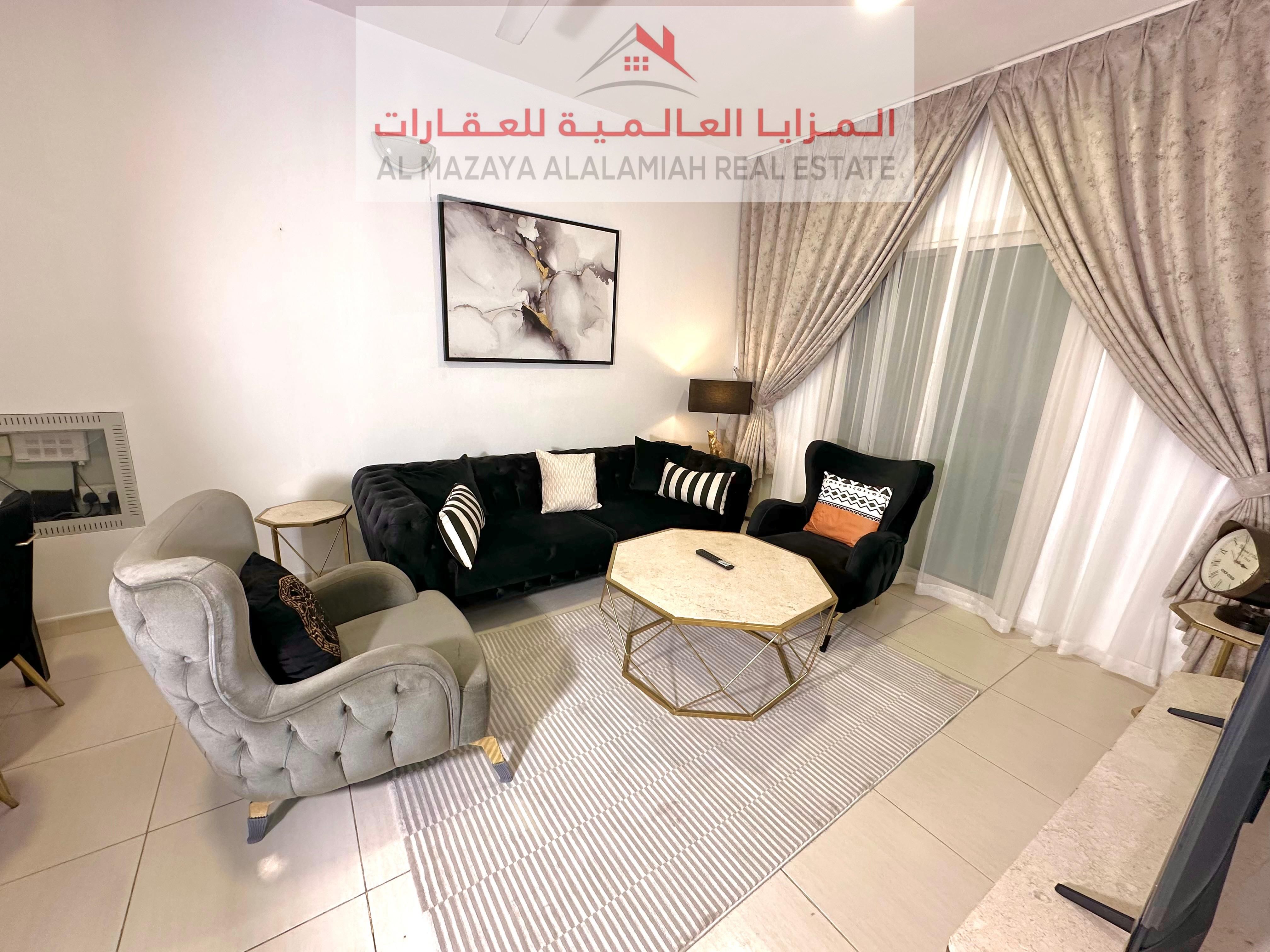 A fully furnished one-bedroom apartment in Al mouleh for monthly rent