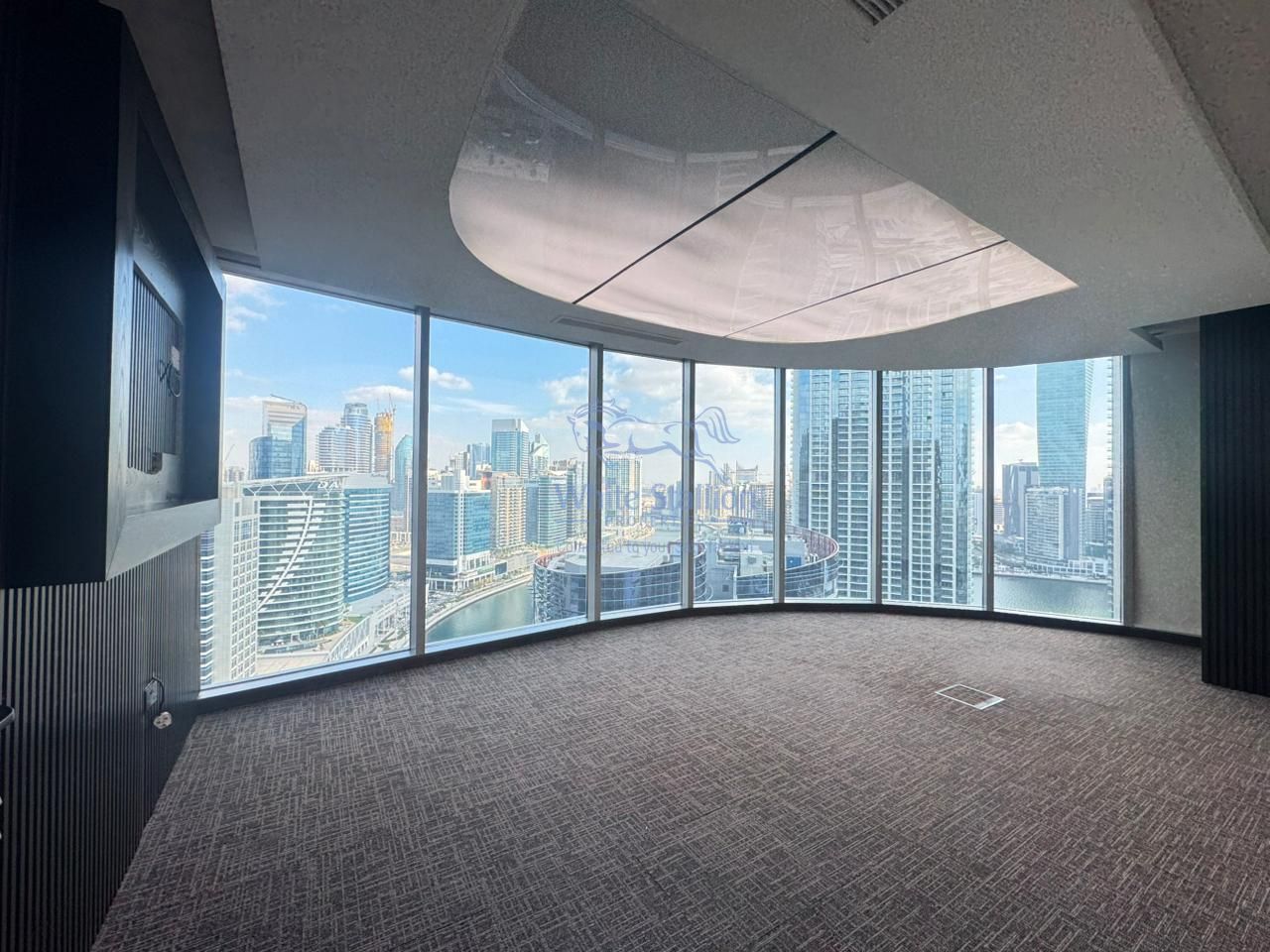 Glass Partitioned Office | 750 5q. Ft. | Canal View