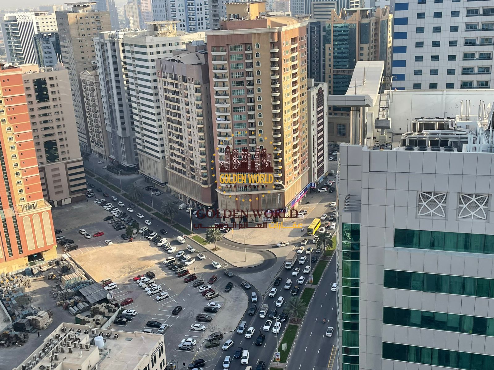 Apartment for rent in Al Taawun 2 master bedrooms hall parking store room 3 bathrooms kitchen balcony open view rent AED 56,000