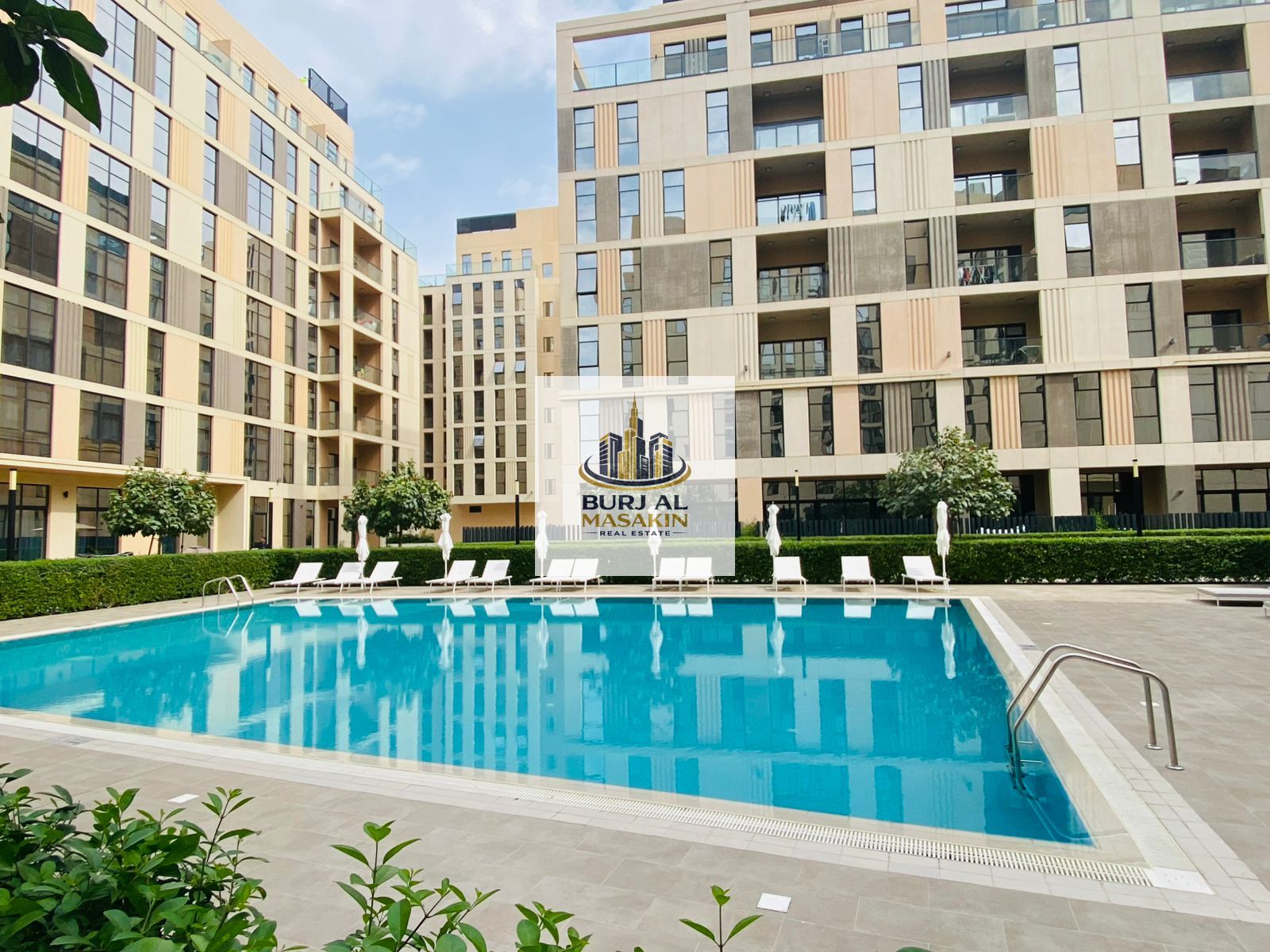 Forsale 1BHK Apartment in Al Mamsha - Pool view