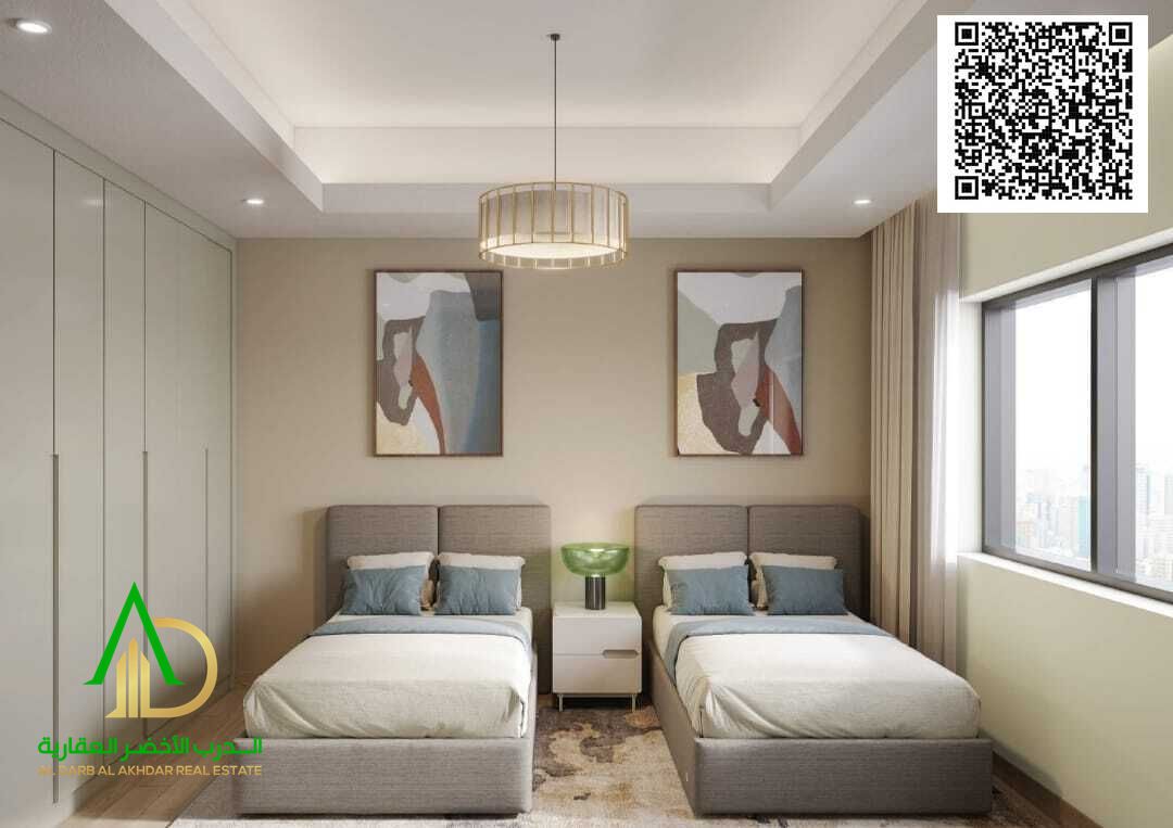 Own your dream 2BHK apartment in the heart of Ajman – Barajeel Tower A! the apartment offers comfort elegance, and modern finishes. ,