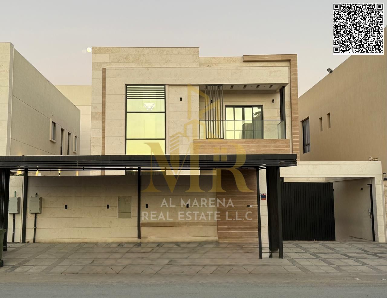 Villa for rent in the most prestigious area of Ajman, in Al Yasmin neighborhood