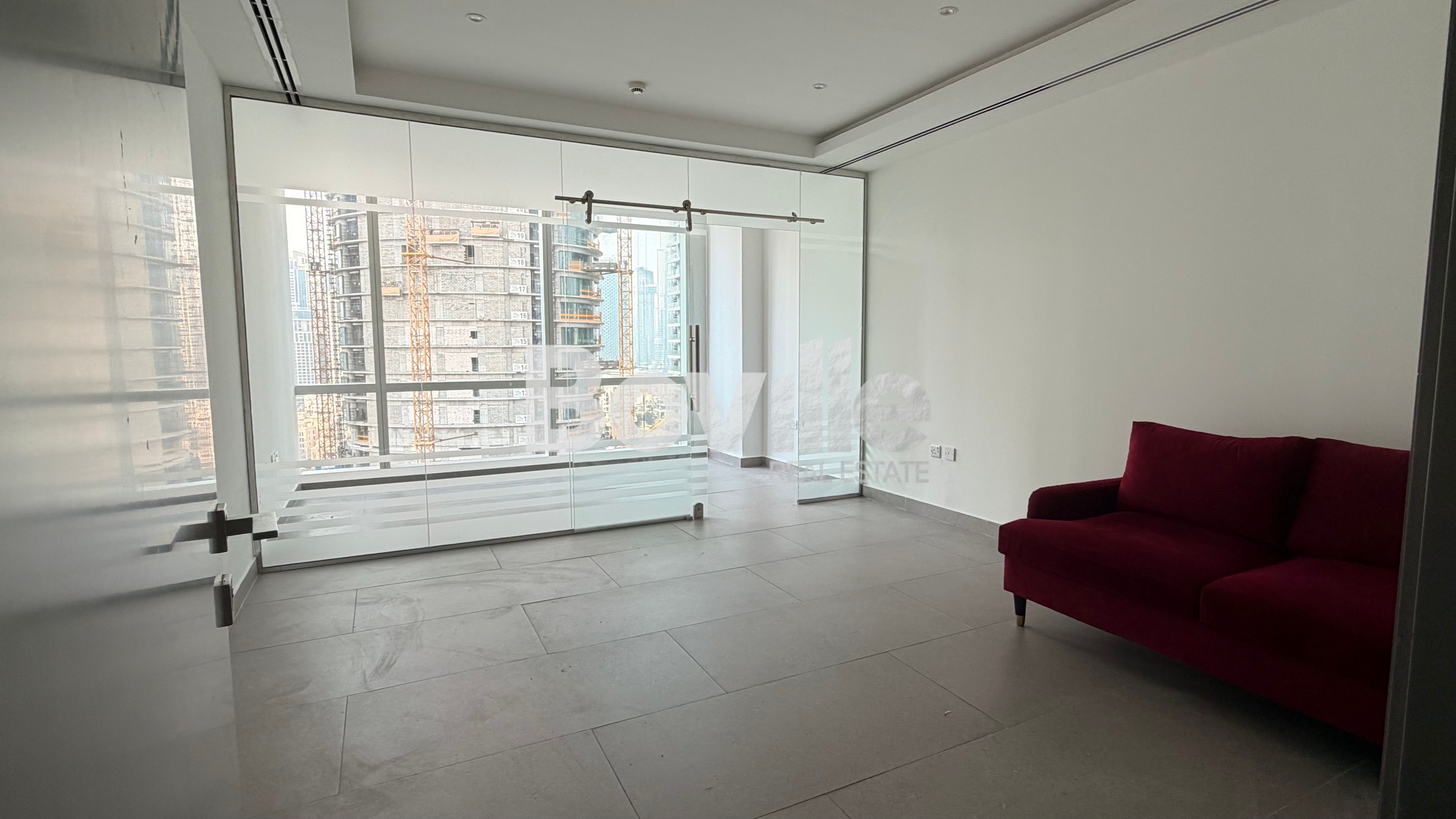 High Floor | Glass Partition | Unfurnished Office