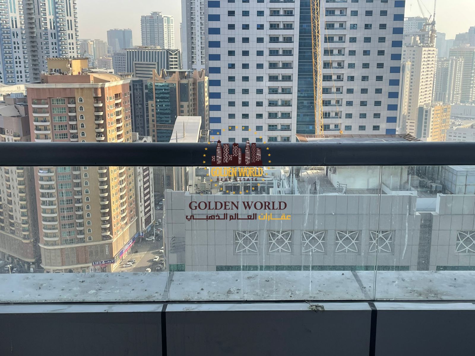 Al Taawun | 2BR hall with parking, kitchen balcony, 2 master rooms, store, 3 baths, open view. Rent 56K.