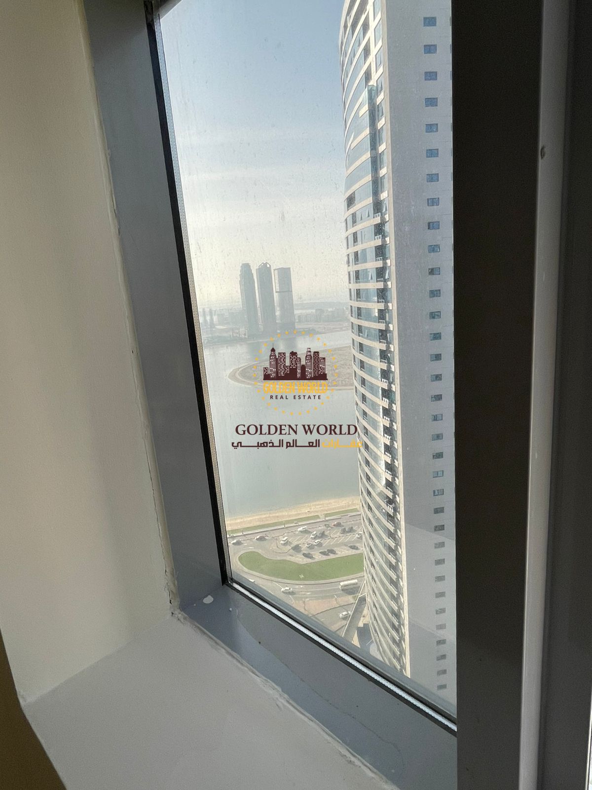 Al Taawun | 2BR hall with parking, 2 master rooms, maid master room, 4 baths, open view. Rent 62K.