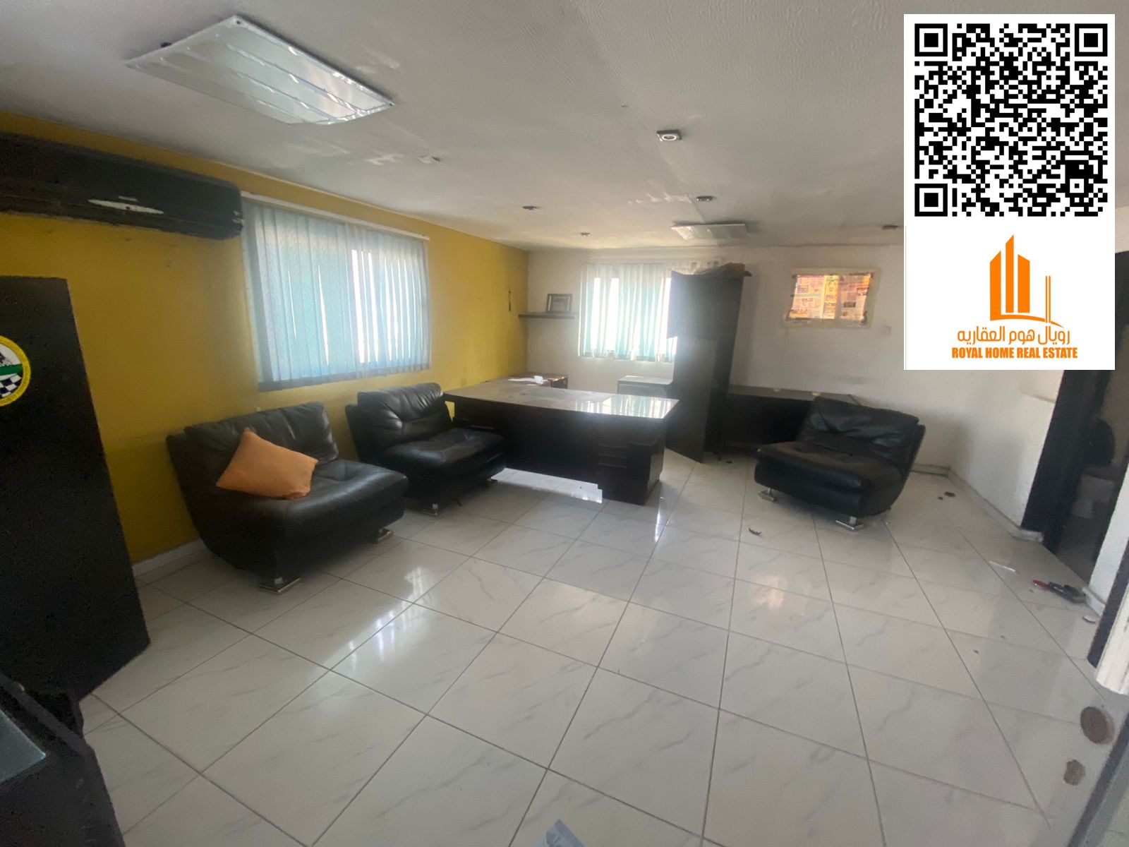 Fully equipped industrial hangar for rent in a prime industrial area, with offices, warehouses, labor accommodation, spacious facilities, ideal for fa