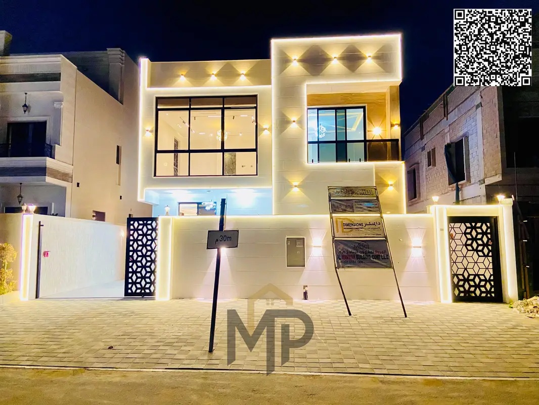 Luxury villa for sale opposite Sheikh Mohammed Bin Zayed Road with a private pool, freehold ownership for all nationalities, excellent payment facilit