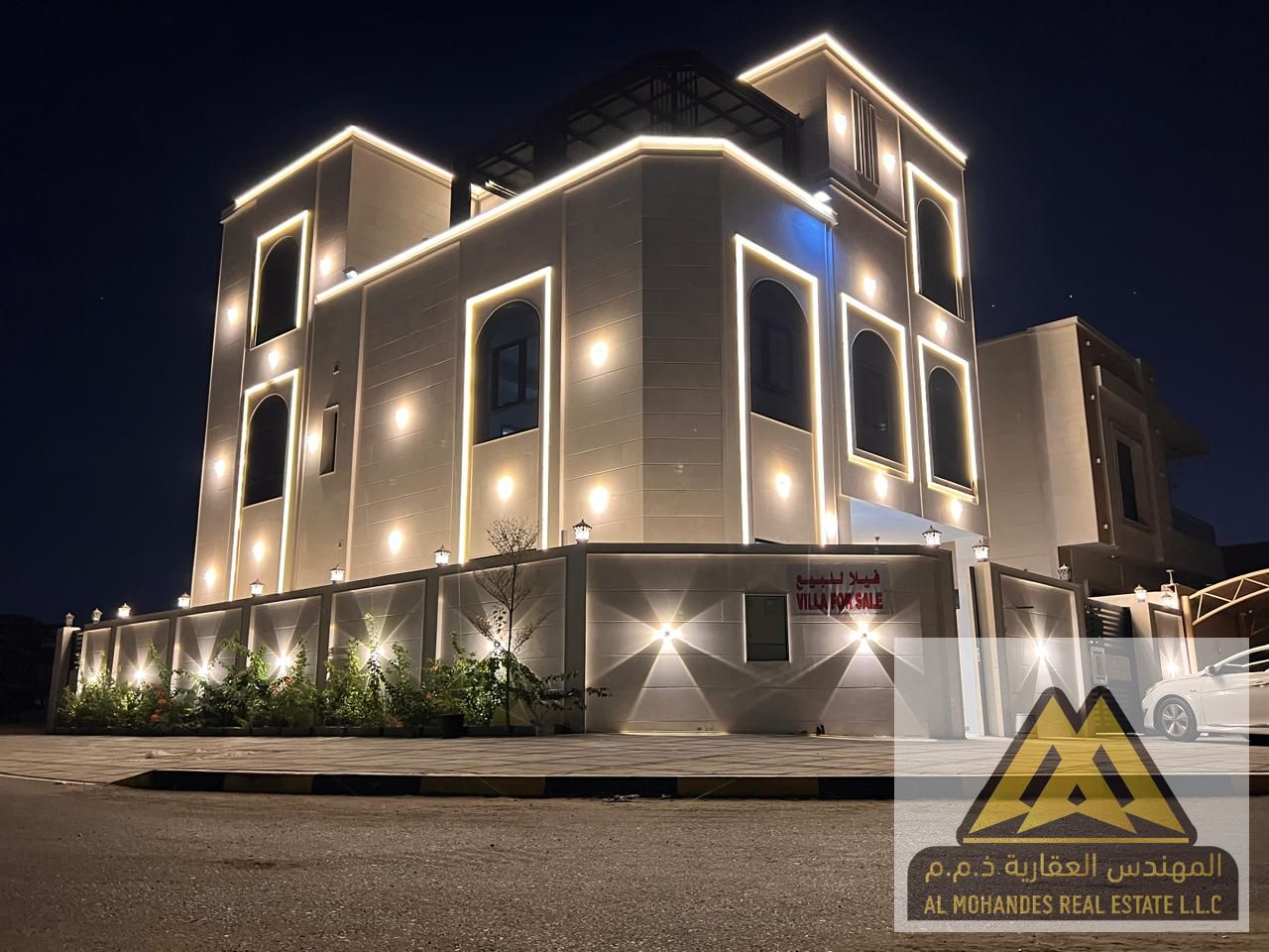 Corner Villa for Sale – Al Amerah | Ajman Luxury Stone Finishing | Prime Location