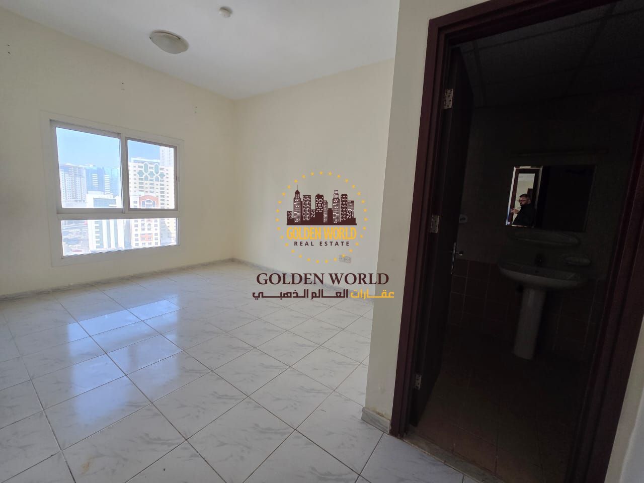 Al Majaz 2 | 2BR hall, open view, master room, 3 baths, no balcony. Price dropped 45K to 39K