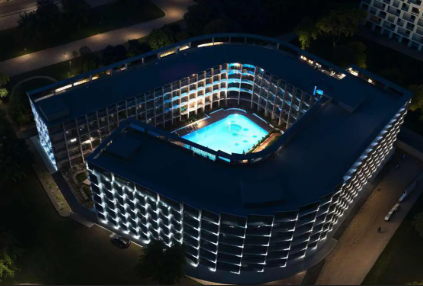 Premium 1 Bedroom in Binghatti Hillcrest | Spacious 809 Sq. ft | Open Neighbor Plot View | Prime JVC Location | Exceptional Investment at AED 1,345,000